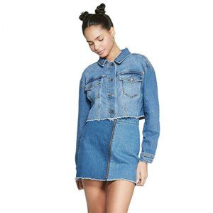 Wild Fable Cropped Jean Jacket